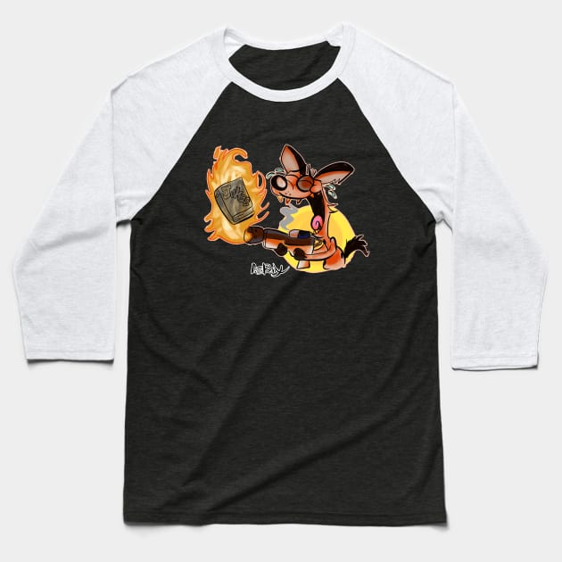 Sick Burn! Baseball T-Shirt by D.J. Berry